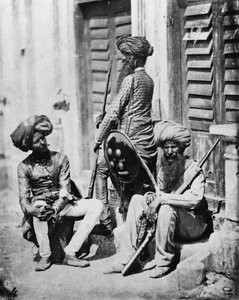 Sikh-offiserer under det indiske opprøret, 1858