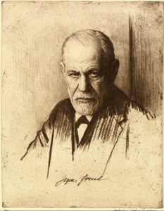 Portrett av Sigmund Freud 1856-1939, 1926