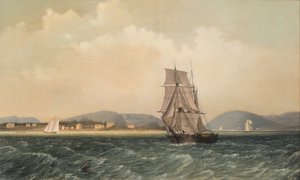 Utenfor Mt. Desert Island, Maine, 1850