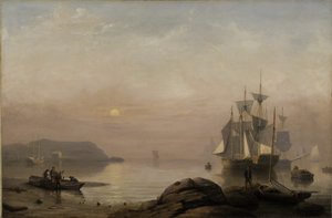 Soloppgang gjennom tåke, 1852