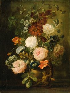 Vase med blomster