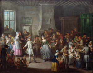 Interiøret i en taverna