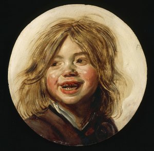 Laughing Child, ca. 1620-5 (olje på tre)