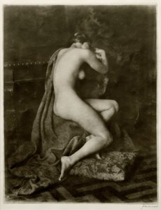Kvinne naken, ca.1925