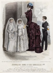 Fransk moteplate, sent på 1800-tallet