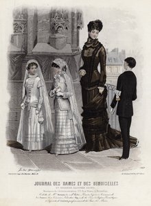 Fransk moteplate, sent på 1800-tallet