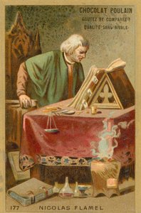 Nicolas Flamel, fransk forfatter og manuskriptselger