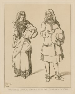 Bønder i nærheten av Paris, 1676