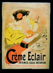 Plakatreklame Creme Eclair Instant Dessert