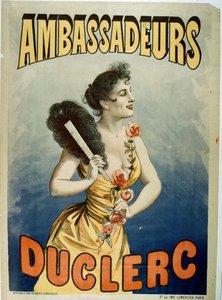 Plakatreklame Duclerc på Les Ambassadeurs