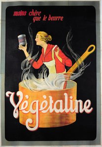 Plakatreklame Vegetalin margarin