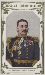 Shibayama , japansk admiral (farget bilde)