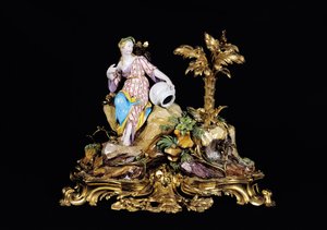 Vincennes Figur av en Naiad (porselen)