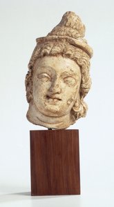 Bodhisattva, Kushan-dynastiet, 100-400 (stukk)