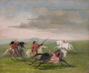 Comanche Feats of Horsemanship, 1834-35
