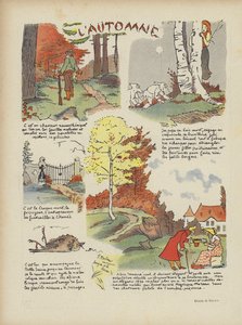 Høst. Illustrasjon for Le Rire