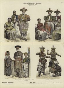 Ceylonesiske kostymer, 1880