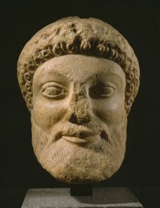 Leder av Dionysos, Attika, ca. 480–460 f.Kr. (marmor)