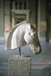 Hodet til en hest (marmor)