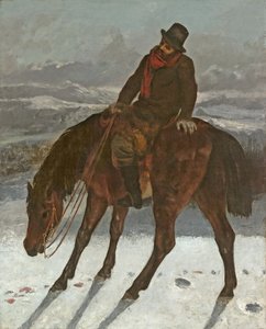 Jeger til hest, ca. 1864