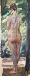 Stående naken; Stående naken tilbake, 1898