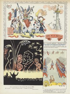 Bastille-dagen. Illustrasjon for Le Rire