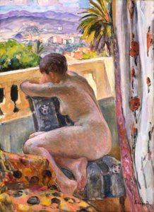 Nude At The Window (olje på lerret)