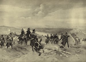 Slaget ved St Cloud, 1814 (gravyr)