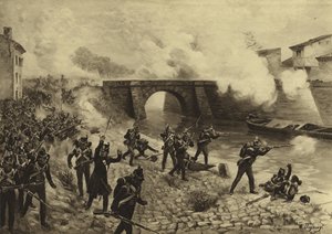 Slaget ved Toulouse, 1814 (gravyr)