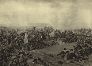 Slaget ved Waterloo, 1815 (gravyr)