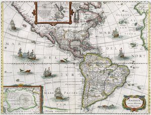 Kart over Amerika, 1631
