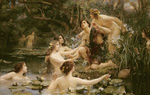 Hylas og vannymfene
