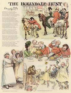 Serie med illustrasjoner som viser Hollydale-jakten