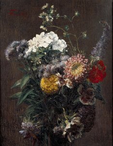 Stilleben: blandede blomster