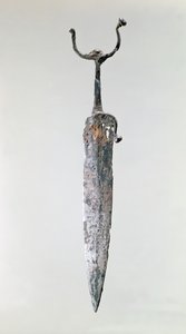 Dolk, Halstatt-kultur, ca. 750-450 f.Kr. (jern)