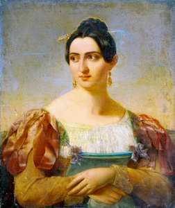 Kvinneportrett, tidlig på 1800-tallet