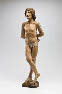 St. Sebastian, ca. 1500 (polykromt tre)