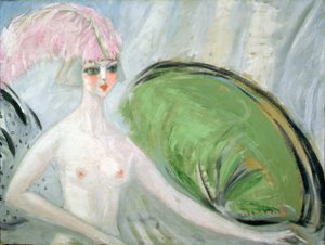The Nude Woman (olje på lerret)