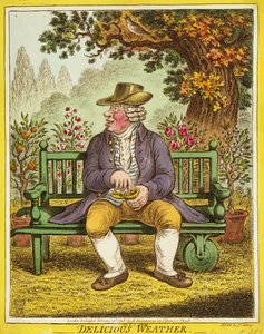 Deilig vær, utgitt av Hannah Humphrey, 1808