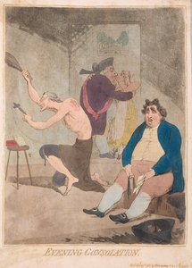Kveldstrøst, pub. 1785 (håndfarget gravering)