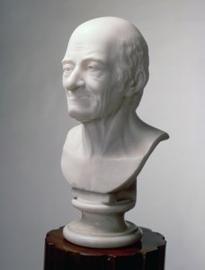 Byste av Voltaire, ca. 1770 (marmor)
