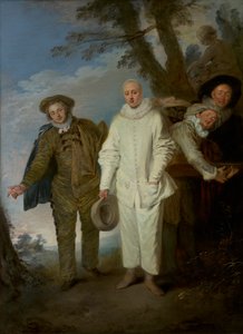 De italienske komikerne, ca. 1720