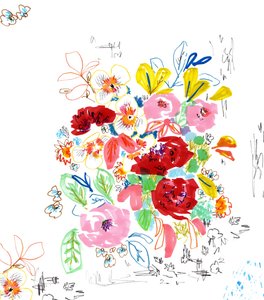 Blomsterskisse 3