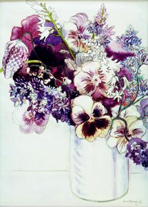 Vårblomster med Fritillaria 2005 (vannfarge)