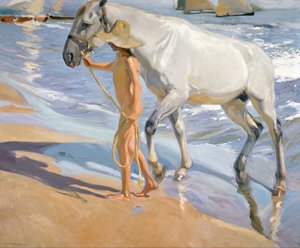 Vasking av hesten, 1909