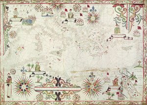 Kart over Middelhavet, 1625