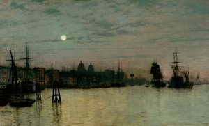 Greenwich, Half Tide, 1884