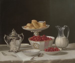 Dessert stilleben, 1855