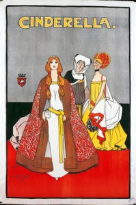 "Askepott" / J. Hassall / Plakat, 1900