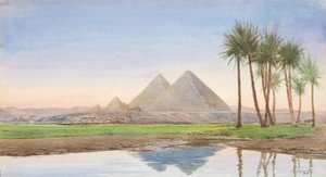 Pyramidene ved Gizah (2. studie), ca. 1907-10